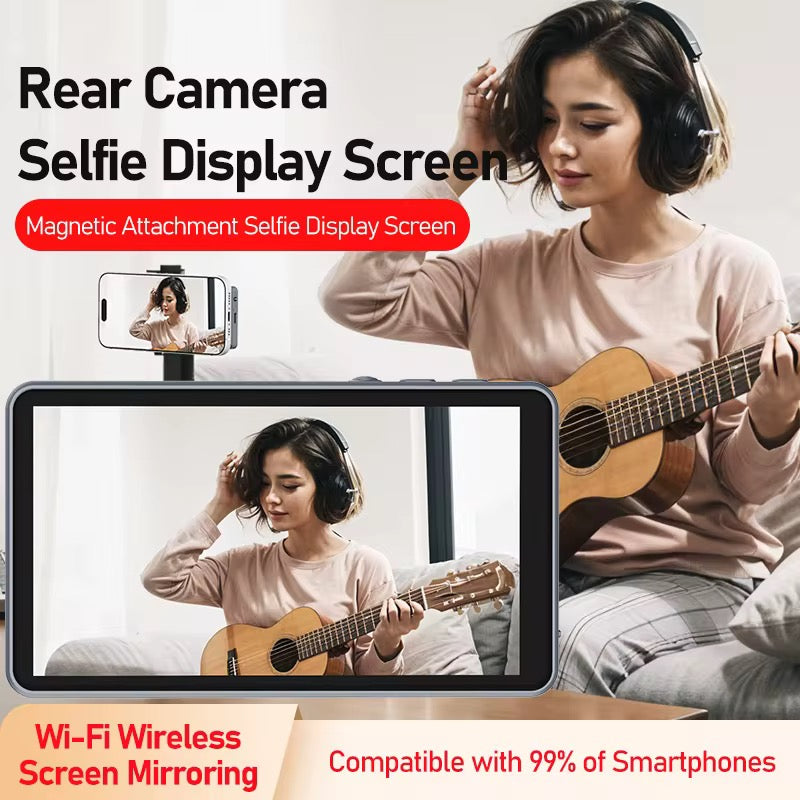 Schermo monitor magnetico per selfie e vlog